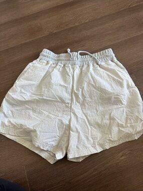Fabletics White Athletic Shorts